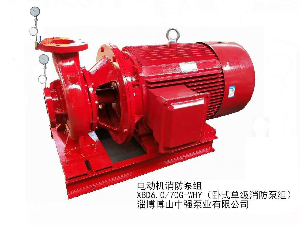 XBD6.0/70G-WHY卧式单级消防泵组