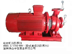XBD8.0/120G-WHY卧式单级消防泵组